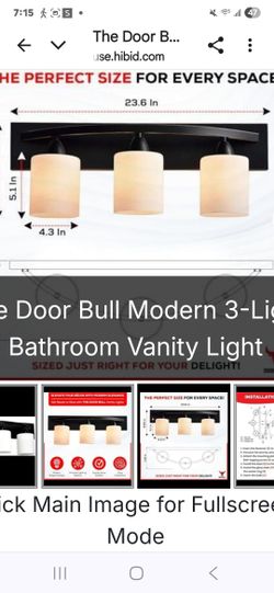 Bathroom vanity light