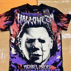 Michael Myers Halloween Rhinestone small shirt