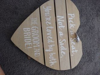 Wedding sign