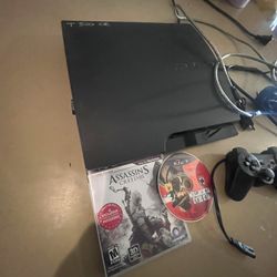 PS3 Slim 320 Gig W Game And Control 