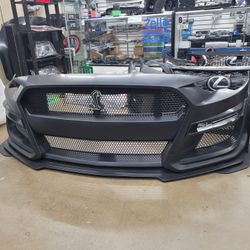 2018-2023 Ford Mustang GT500 Style Front Bumper Conversion replacement