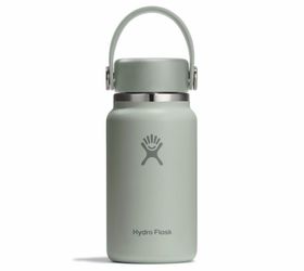 Hydro Flask Micro Bottle Insulated Mini Leak Proof Flask Agave Green 6.7 Oz