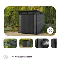 Keter 7×7 ft Cortina Premium Modern Outdoor Storage Shed $1,100
