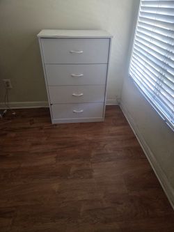 White dresser