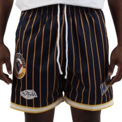New Golden State Warriors Mitchell & Ness City Collection Mesh Shorts Mens L-3Xl