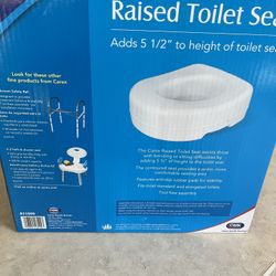 Raised toilet seat (Brand new) 