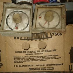 Large box of timer controls