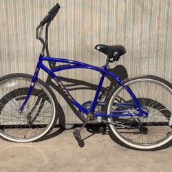 California Cruiser Coasting Huffy Beach Bike Blue