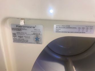 Kenmore Gas Dryer