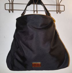 Kenneth Cole Reaction Black Canvas Handbag