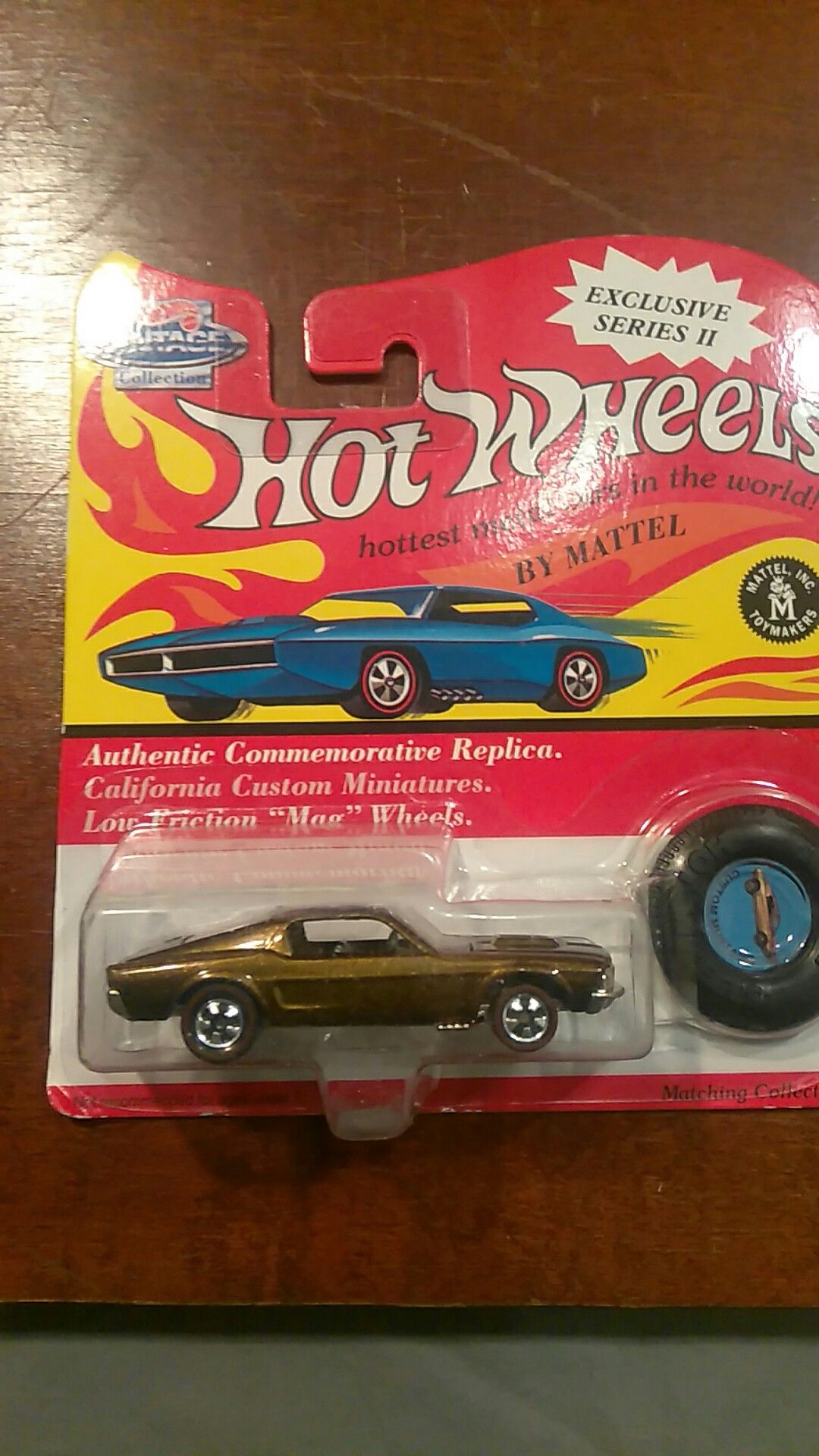 Hot Wheels vintage collection exclusive Series 2 California Custom Miniatures with low-friction mag Redline Wheels custom Mustang $6