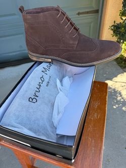 Bruno Marc New York Brown Suede Chukka Boots