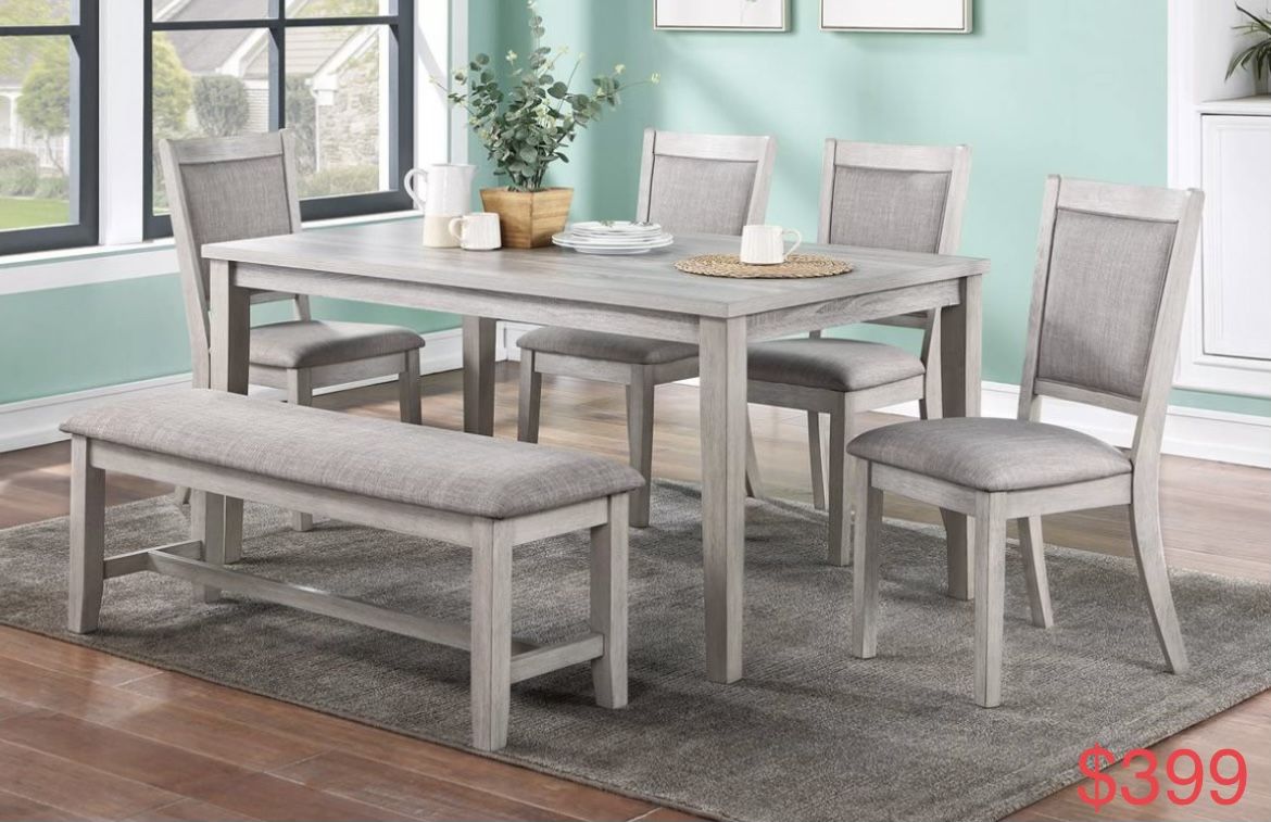 Dining Table Set With Bench