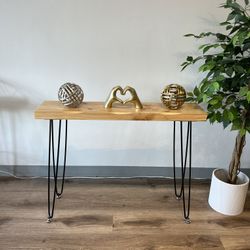 Solid Wood Console Entryway Table