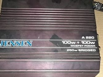 100 Watt Amp. 2 Channel. Read All