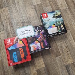Nintendo Switch Oled Gaming Console- Pay $1 DOWN AVAILABLE - NO CREDIT NEEDED