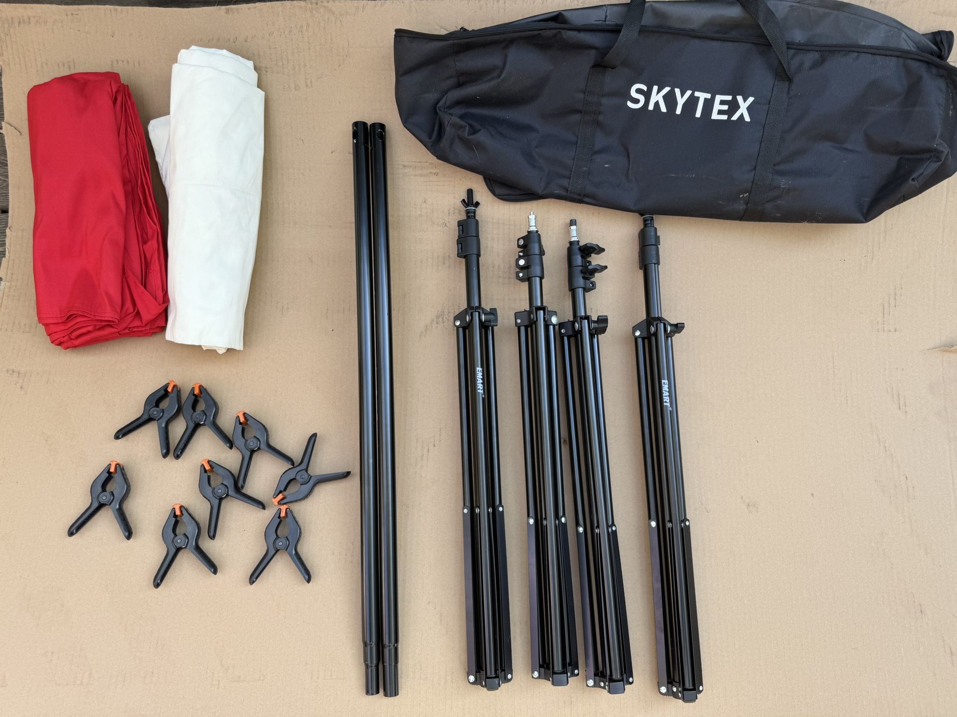 Photography Equipment Tripods Clamps Backdrops