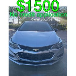 2017 Chevy Cruz No Credit Application 
