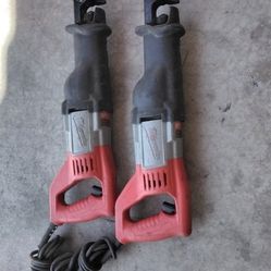 Milwaukee SAWZALL Reciprocating Saw Corded. Each One 