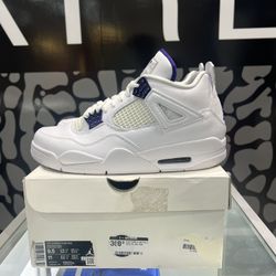 2020 Air Jordan 4 Retro Metallic Purple Size 9.5