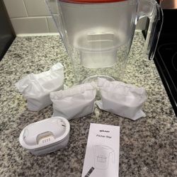 Water Pitcher With 3 Filters