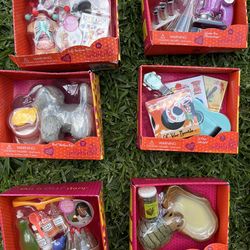 new toys $5 each for 18 in doll accessories