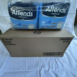 Attends XL, 14-count, four packages unopened box (=56 total)