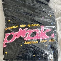 Black Sp5der P*nk Hoodie