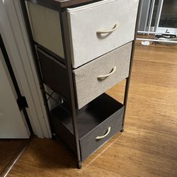 Nice  Dresser Storage Chest, 3- Fabric Drawers - Multi in very good condition