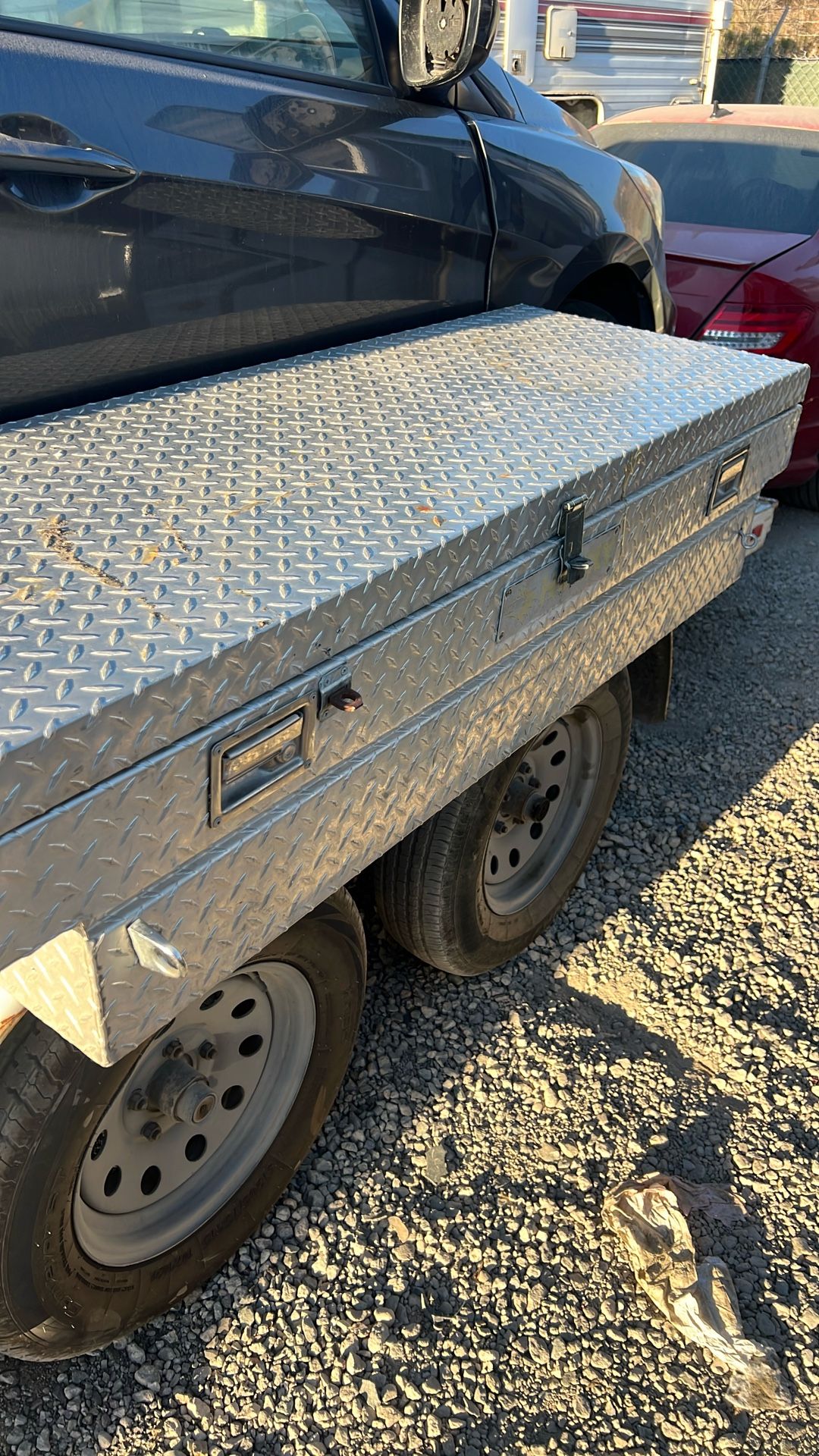 Tool box for truck bed