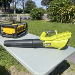 Ryobi 40V 120 MPH 550 CFM Cordless Battery Leaf Blower TOOL ONLY