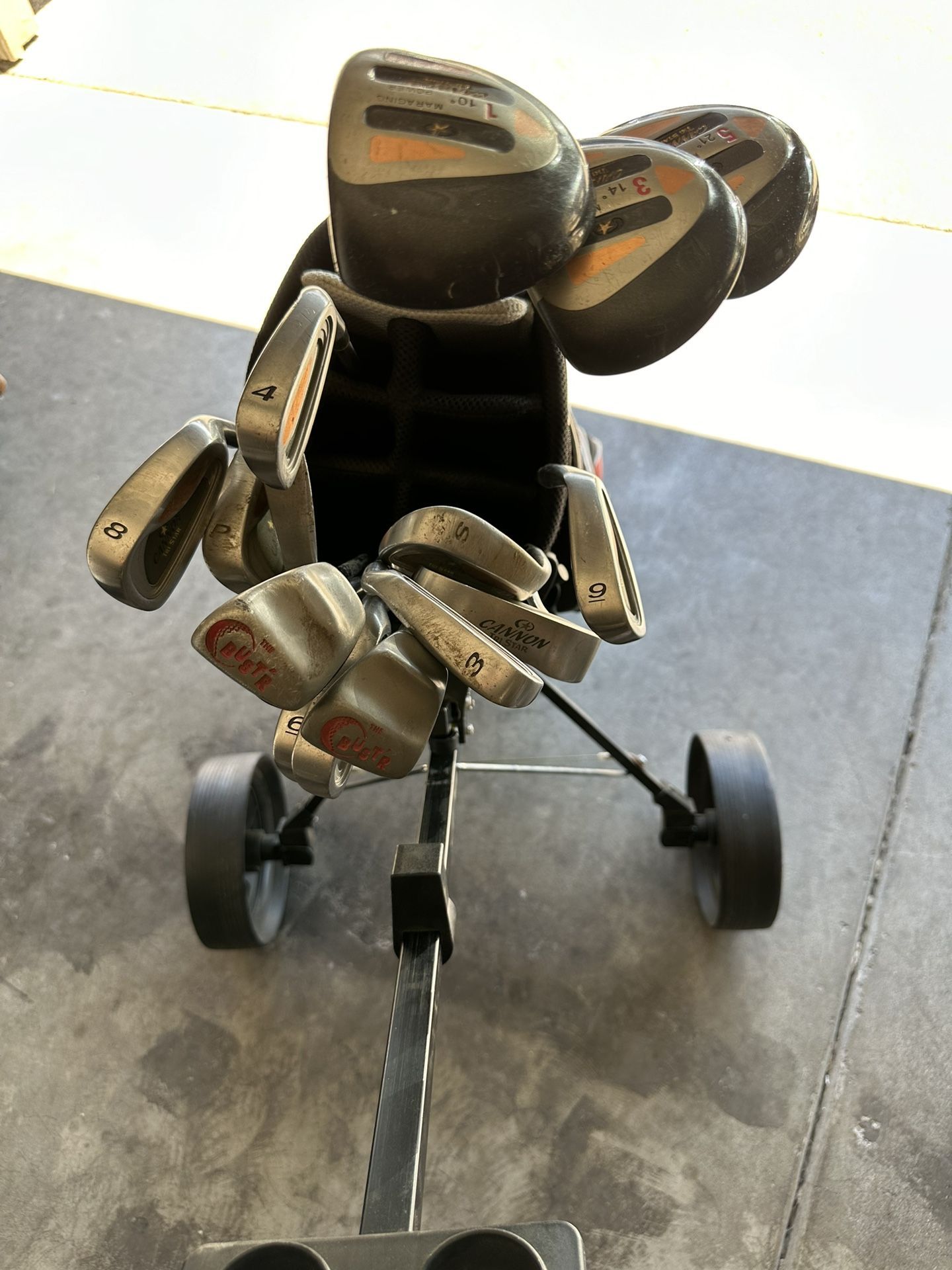 Cannon Golf Clubs, Bag, Miscellaneous New Balls And Club Covers