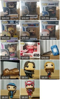 Keychains, Funko, Decor, Crystals, Anime