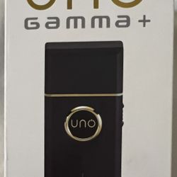 GAMMA+ Uno Single Foil Mens Shaver USB Rechargeable Corded/Cordless Travel Size Black