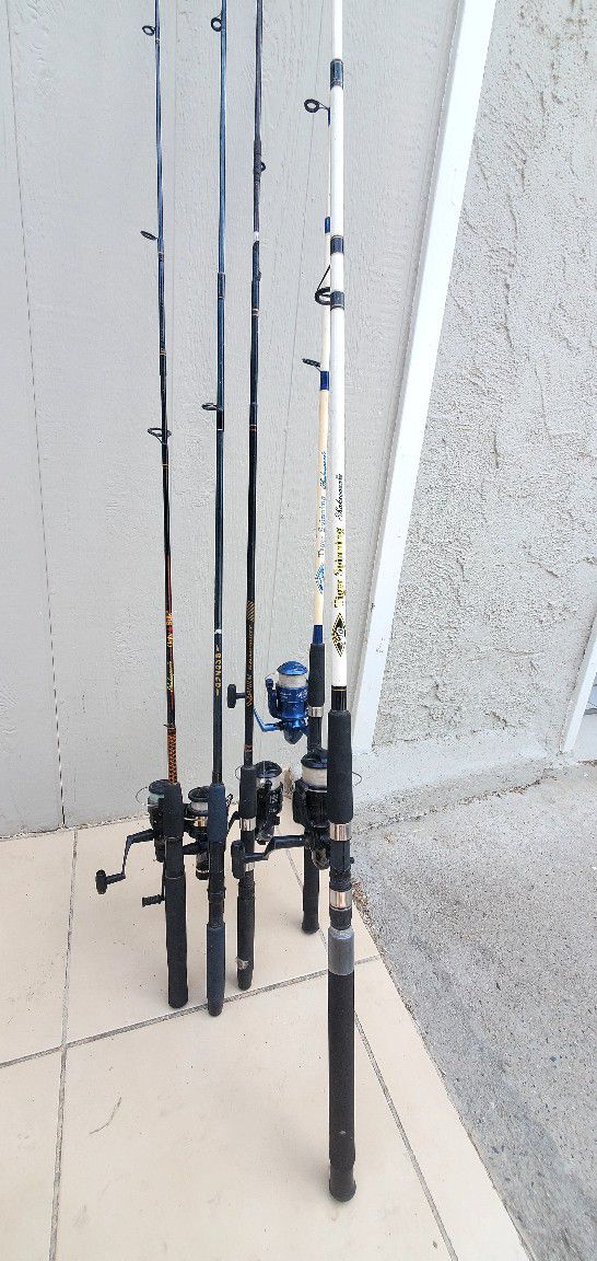 Fishing Poles  75 For All Five Poles 
