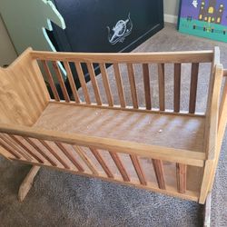 Handmade Wooden Cradle
