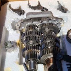 Harley Davidson 5 speed Transmission Gear Set With Silver Blonde Side Door