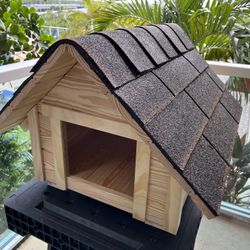 Dog House with Real Roof. Handmade in The USA 