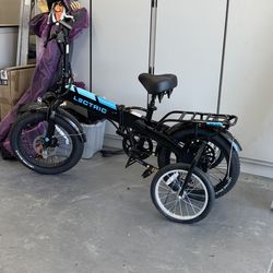 Electric Bike With Cart