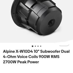 Alpine Speaker With Bod