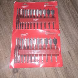 Milwaukee
High Speed Wood Spade Bit Set (13-Piece)2 Packs