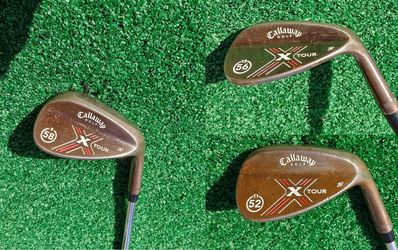 Callaway X-Tour Vintage Wedge Set (52°/56°/58°) with Project X 6.5 Shafts