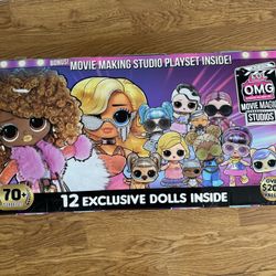New LOL Surprise OMG Movie Magic Studios w/70+ Surprises 12 Dolls & Accessories