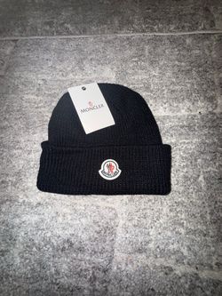 Black Moncler beanie