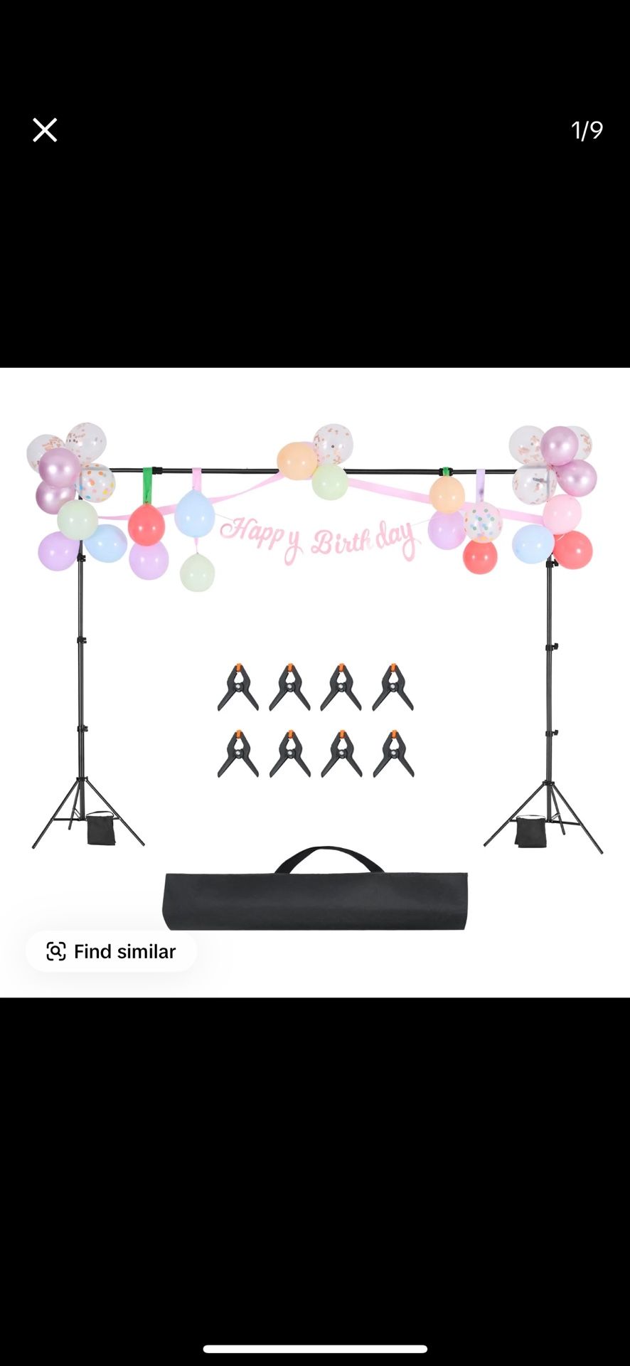 Backdrop Stand 