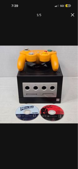 Nintendo GameCube Black Console Bundle + Controller & 2 Games
