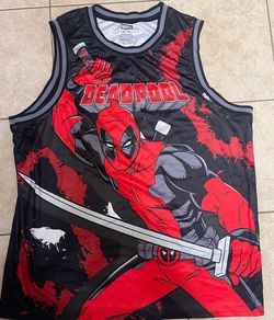 Dead pool mens tank top graphic tee new