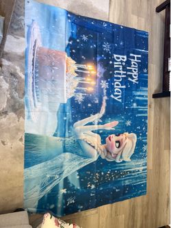 Frozen Elsa birthday decorations