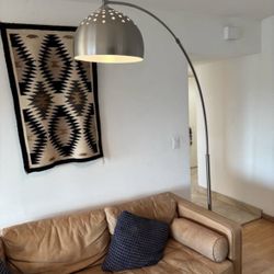 Krester Dome Shade Metal Arc Floor Lamp