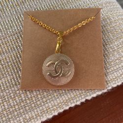 Button Necklace